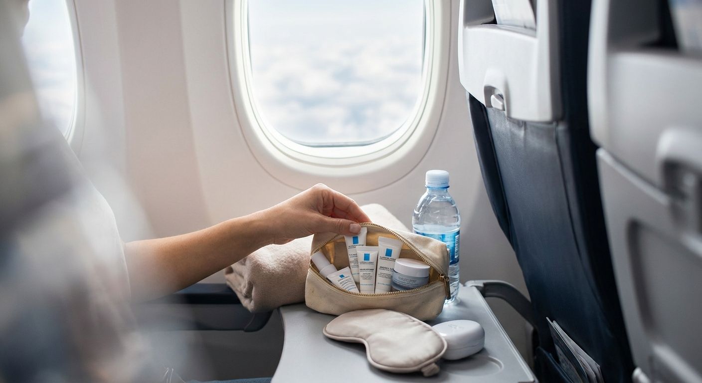 How to protect your skin on long-haul flights