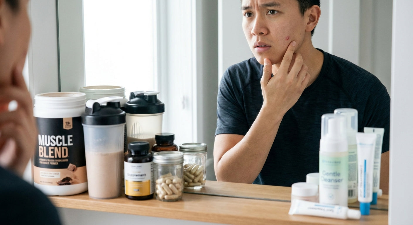 How to fix skin flare-ups from a new gym supplement stack