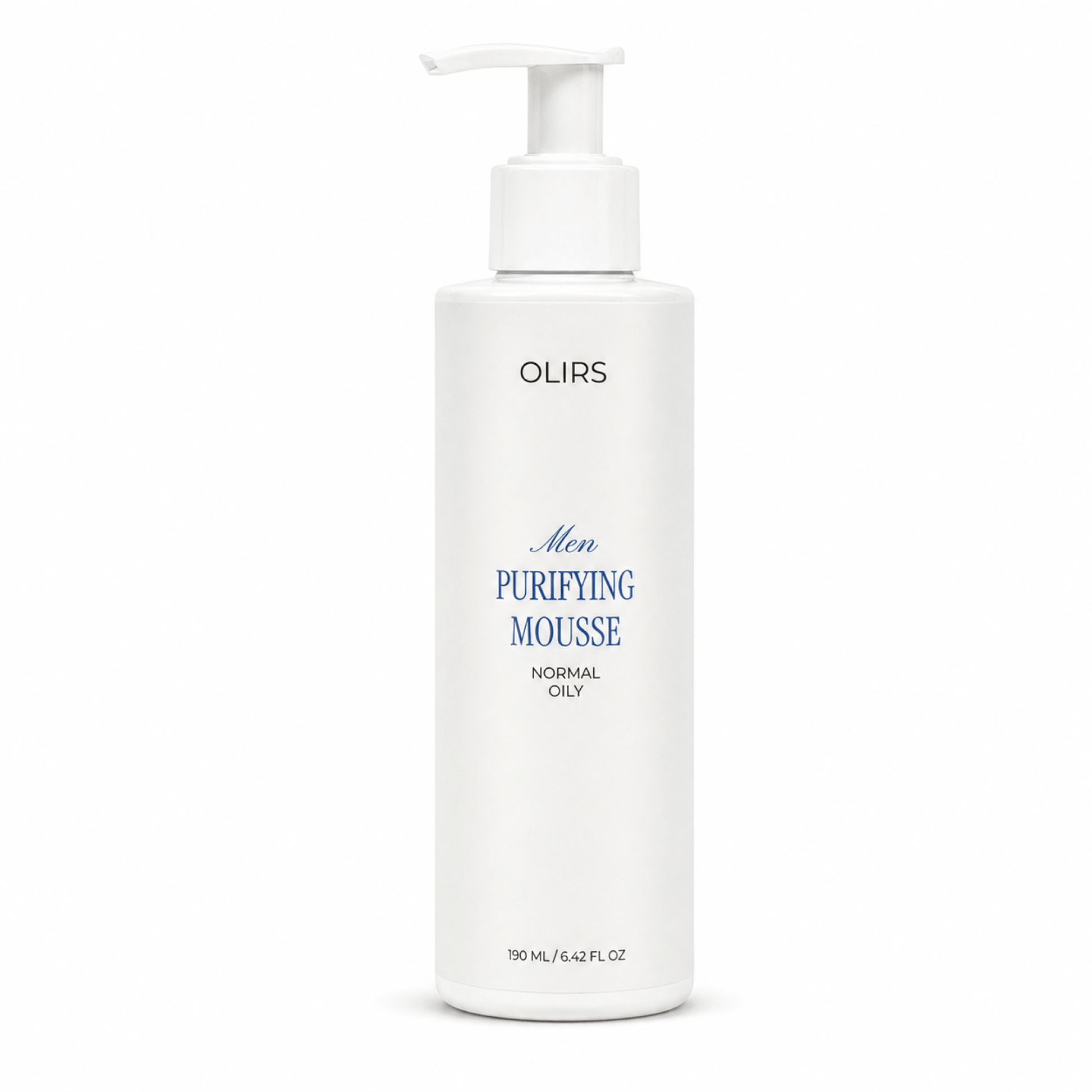 Daily Foaming Face Mousse in a white bottle with pump, designed for cleansing normal to oily skin.