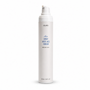 Men Daily Anti-Age Cream for mature skin in sleek pump bottle, promoting youthful appearance and hydration.