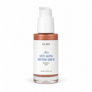 Peptide Firm-Look Serum in a sleek glass bottle for smoother, hydrated skin with anti-aging benefits.