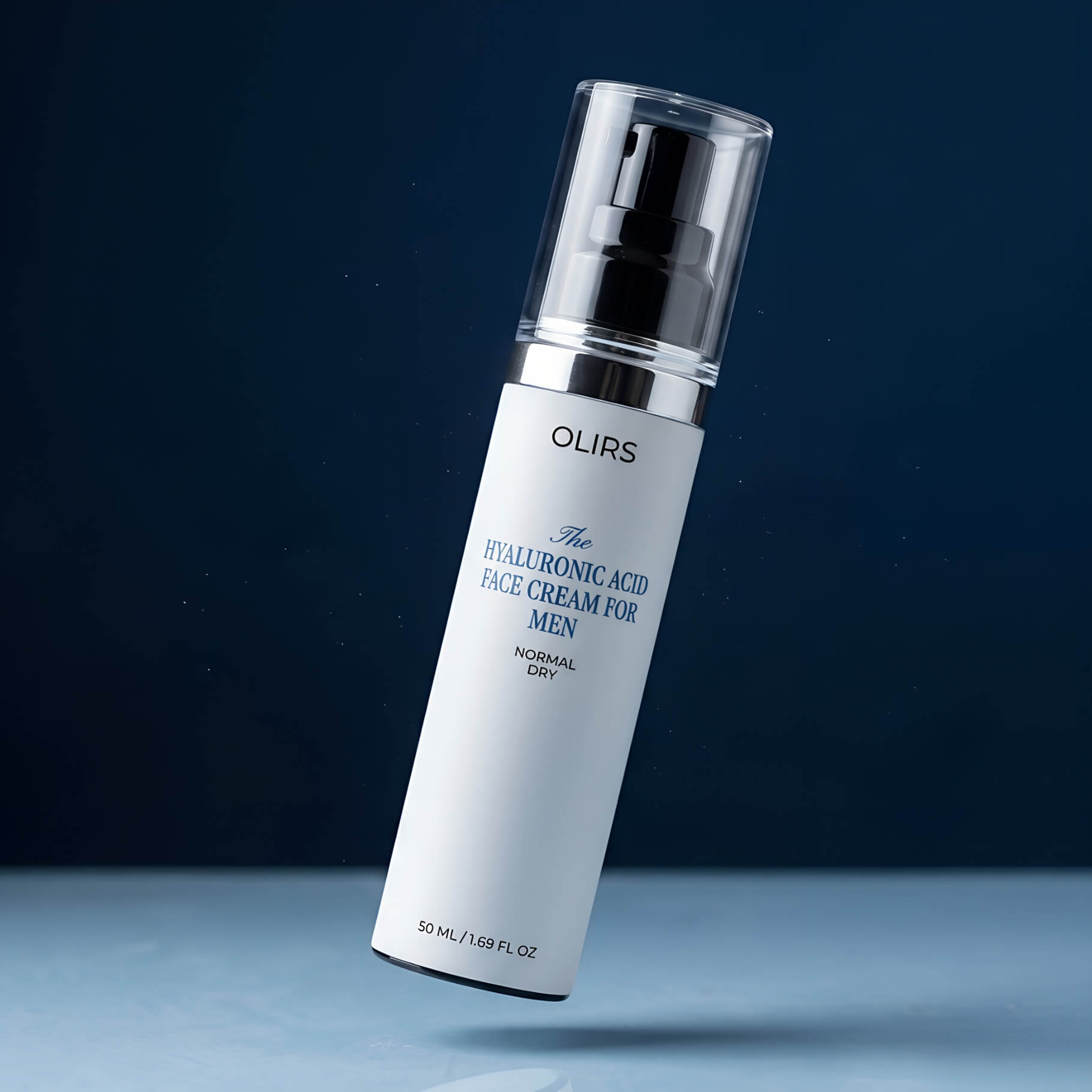 The 7-in-1 Face Cream bottle for men, showcasing hydrating and anti-aging properties.