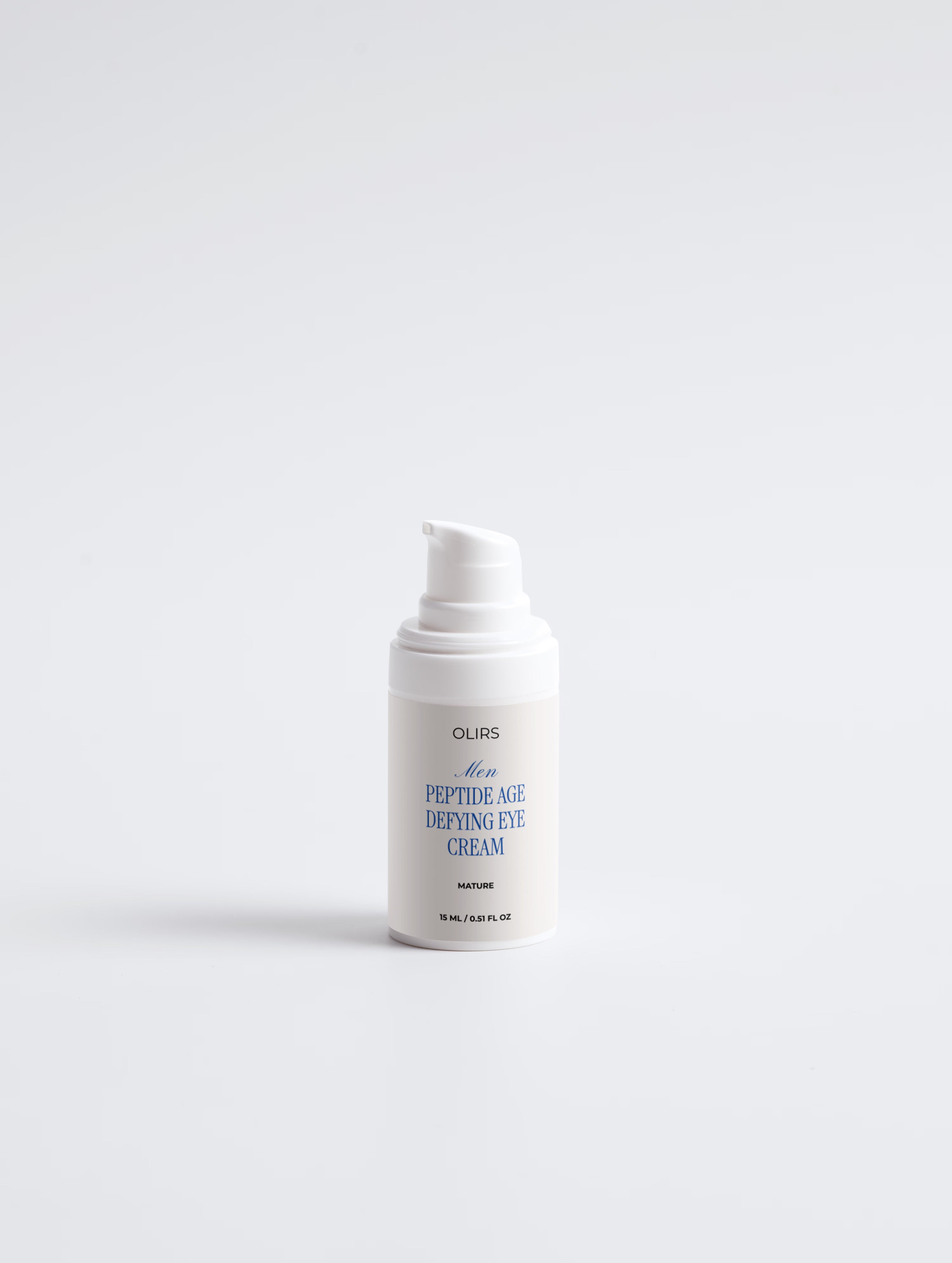 Peptide Age - Defying Eye Cream bottle on a white background, designed for anti-aging skincare.